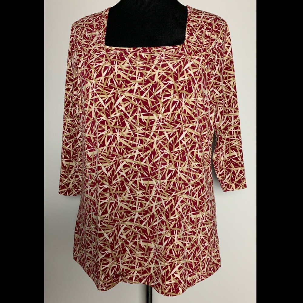 Lane Bryant Square Neck Top 14/16